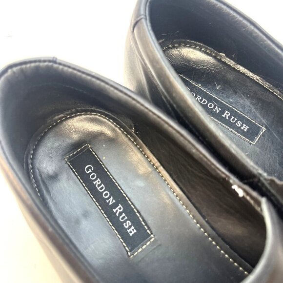 Gordon Rush Cole Leather Loafers Slip On Men\'s Size 12 Black Color Career main image 4
